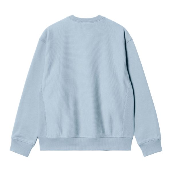 Carhartt American Script Sweater Licht Blauw