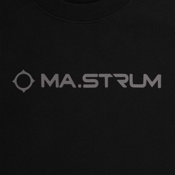 Ma.strum Chest Logo Sweater Zwart