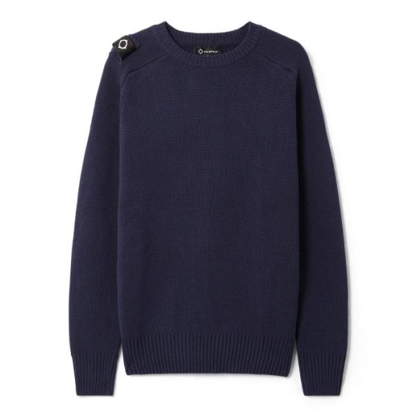 Ma.strum Milano Knitted Sweater Navy