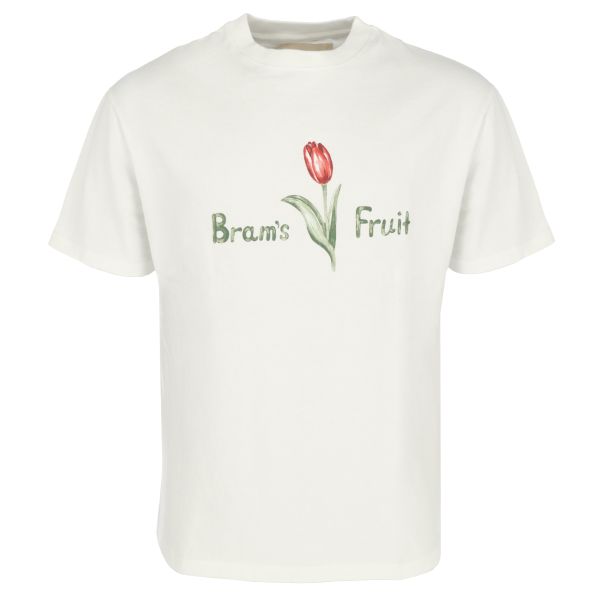 Bram’s Fruit Tulip Aquarel T-shirt Wit