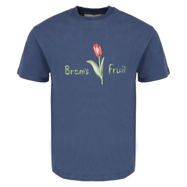 Bram’s Fruit Tulip Aquarel T-shirt Blauw