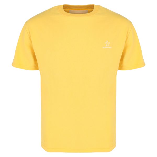 Bram’s Fruit Outline Lemon T-shirt Geel