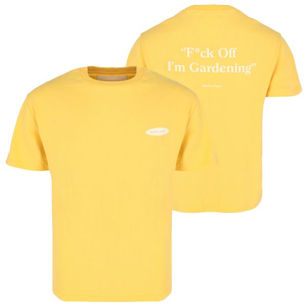 Bram’s Fruit Gardening T-shirt Geel