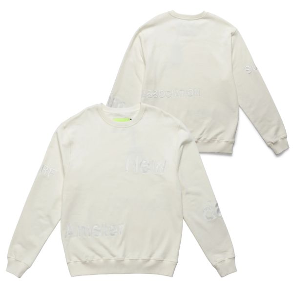 New Amsterdam Surf Association Name Sweater Off White