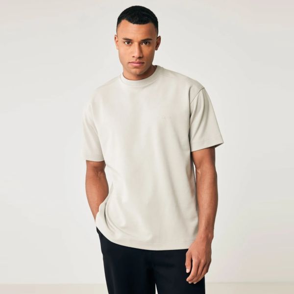 Genti Relaxed Fit T-shirt Beige