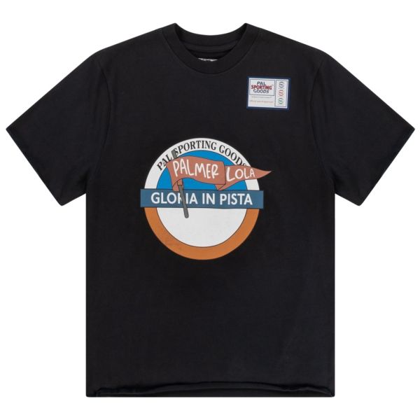PAL Sporting Goods Gloria In Pista Souvenir T-shirt Zwart