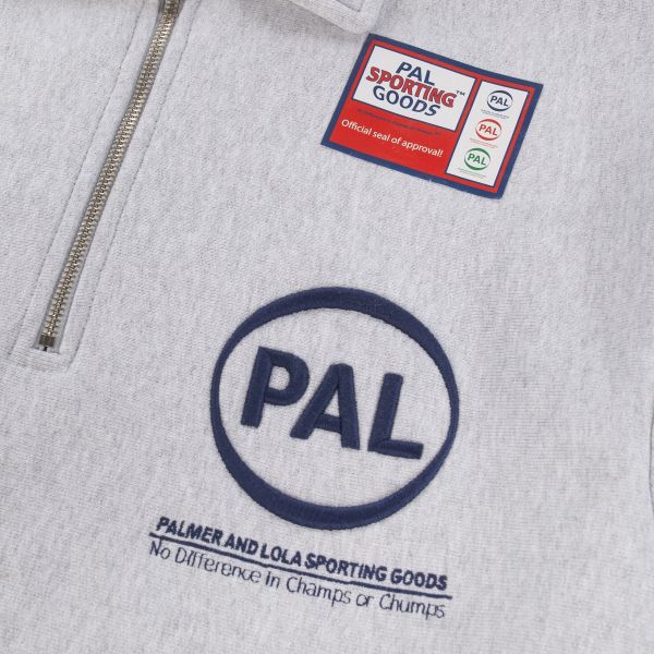 PAL Sporting Goods Company Half Zip Sweater Grijs