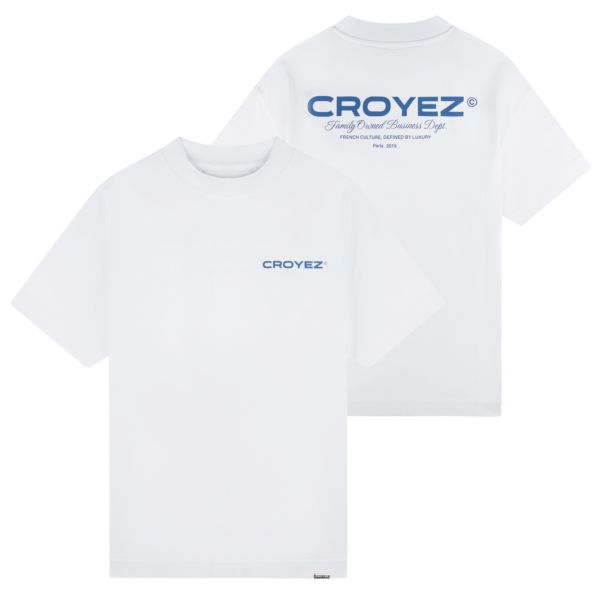 Croyez Family Owned Business T-shirt Wit