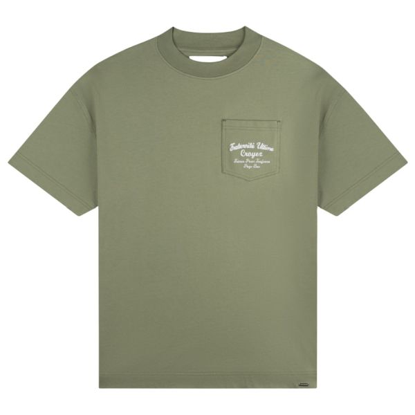 Croyez Fraternité Pocket T-shirt Donker Groen