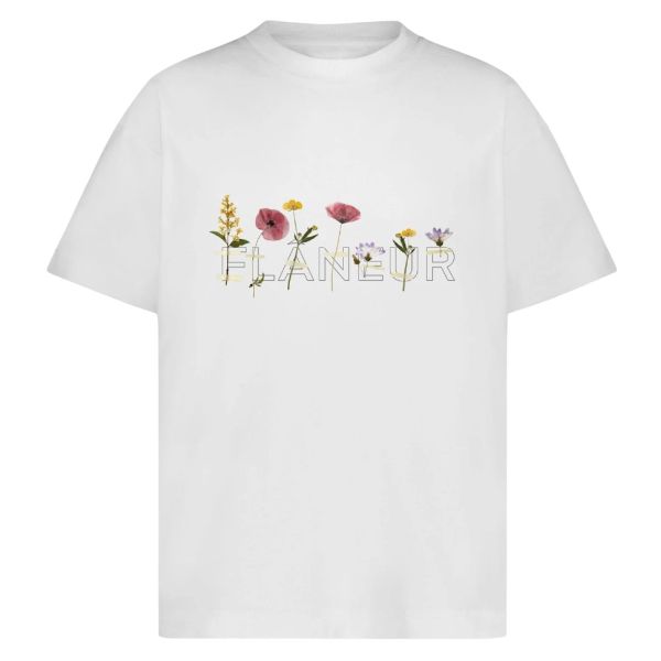 Flâneur Botanical T-shirt Wit