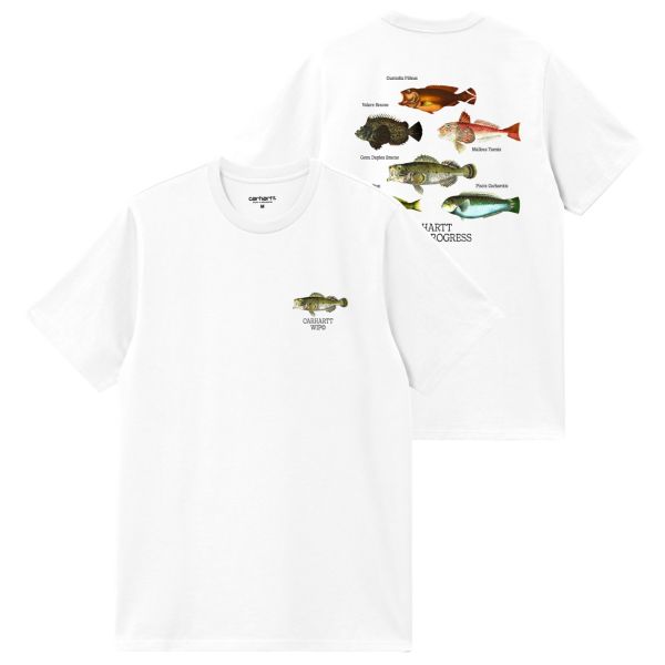 Carhartt Fish T-shirt Wit