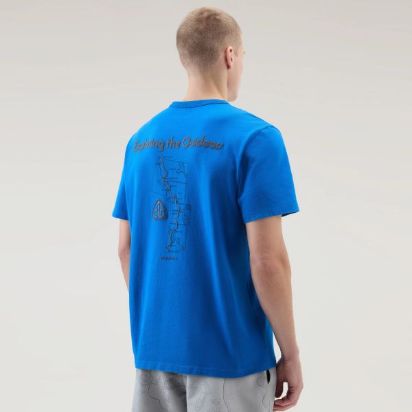 Woolrich Trail T-shirt Blauw