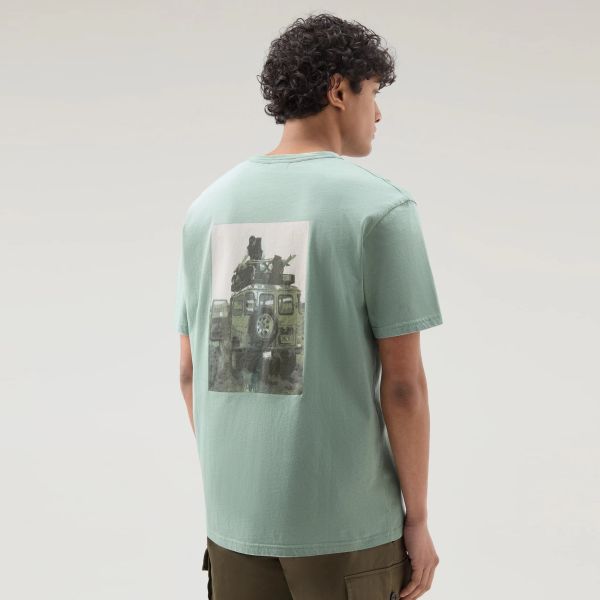 Woolrich Safari T-shirt Groen