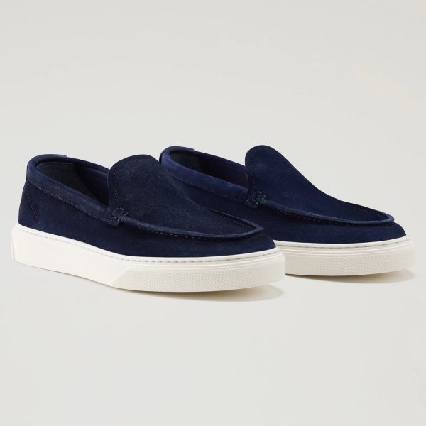 Woolrich Slip On Loafers Navy