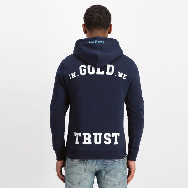 In Gold We Trust The Notorious Hoodie Navy