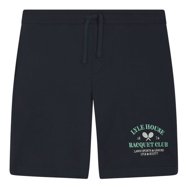 Lyle & Scott Racquet Club Graphic Korte Broek Navy