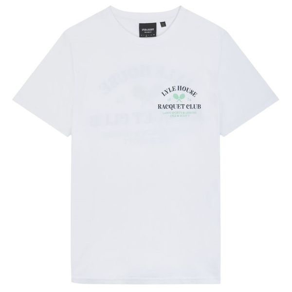 Lyle & Scott Racquet Club Graphic T-shirt Wit
