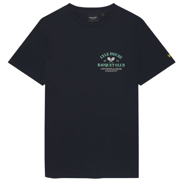 Lyle & Scott Racquet Club Graphic T-shirt Navy