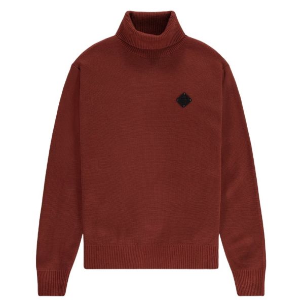 In Gold We Trust The Maturity Turtle Neck Sweater Bordeaux