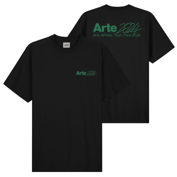 Arte Antwerp Teo Back T-shirt Zwart