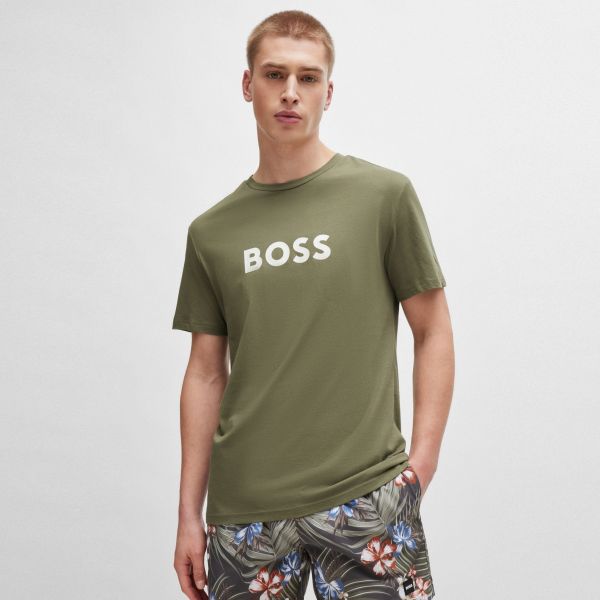 Boss RN T-shirt Donker Groen