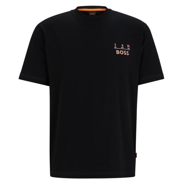 Boss Te Records T-shirt Zwart