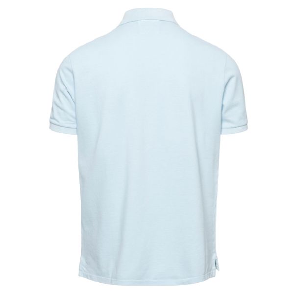 CP Company Pique Resist Dyed Polo Licht Blauw