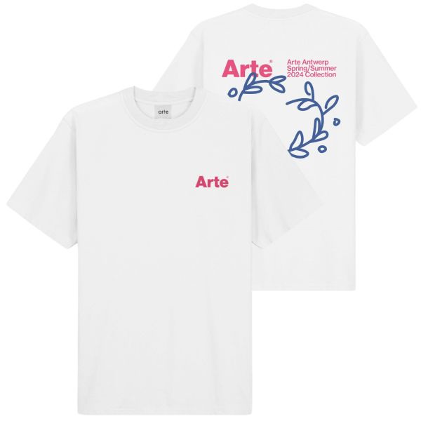Arte Antwerp Teo Back Heart T-shirt Wit