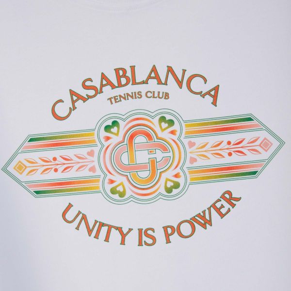 Casablanca Unity Is Power T-shirt Wit