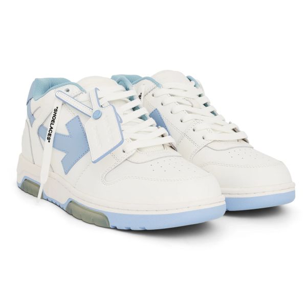 Off-White Out Of Office Sneaker Wit/Licht Blauw