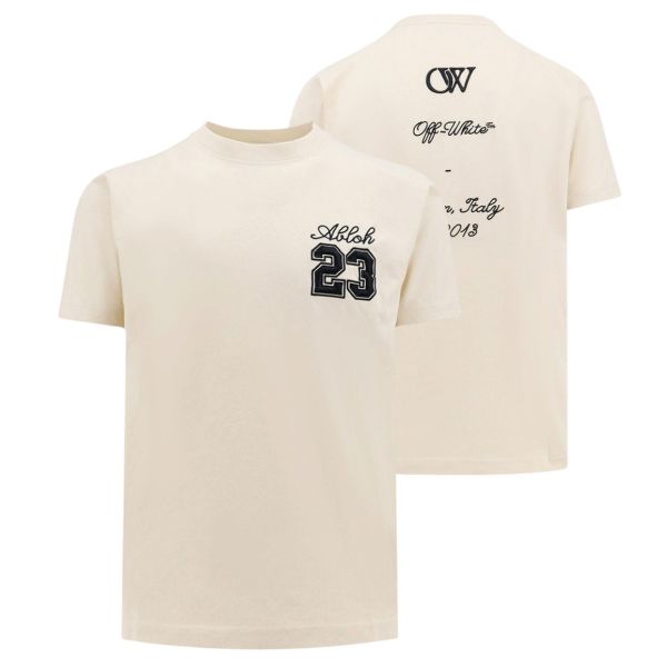 Off-White 23 Logo Slim T-shirt Off White