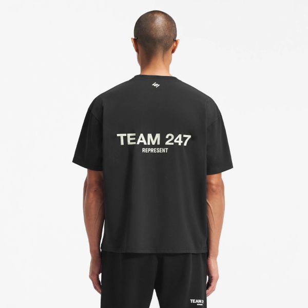 Represent Team 247 Oversized T-shirt Zwart