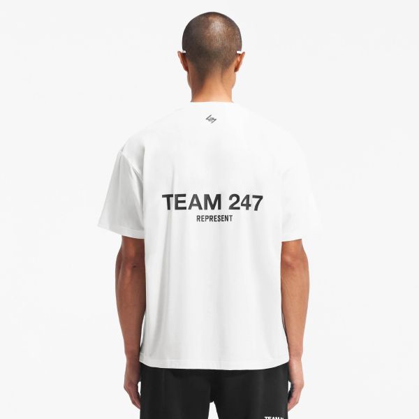 Represent Team 247 Oversized T-shirt Wit