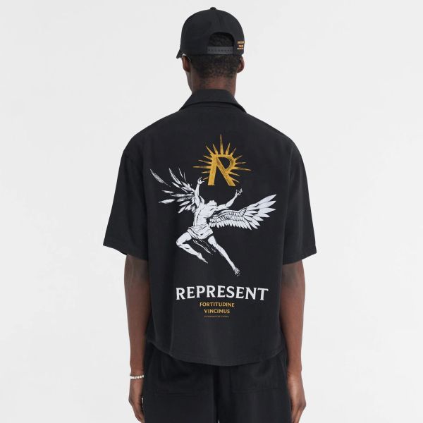 Represent Icarus Overhemd Zwart