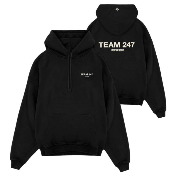 Represent Team 247 Hoodie Zwart