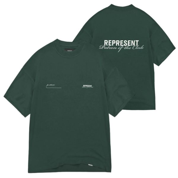 Represent Patron Of The Club T-shirt Donker Groen