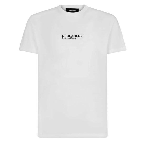 Dsquared2 Sweat and Tears T-shirt Wit