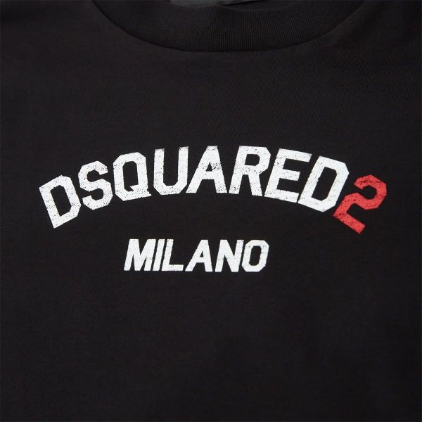 Dsquared2 Milano Loose Fit T-shirt Zwart