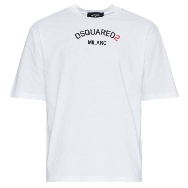 Dsquared2 Milano Loose Fit T-shirt Wit