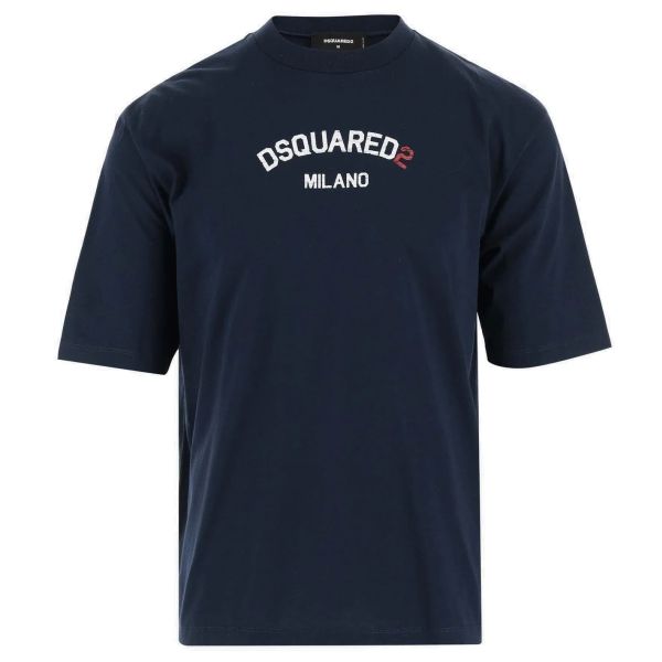 Dsquared2 Milano Loose Fit T-shirt Navy