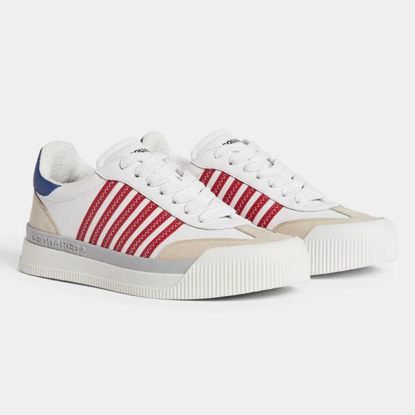 Dsquared2 New Jersey Sneaker Wit/Rood