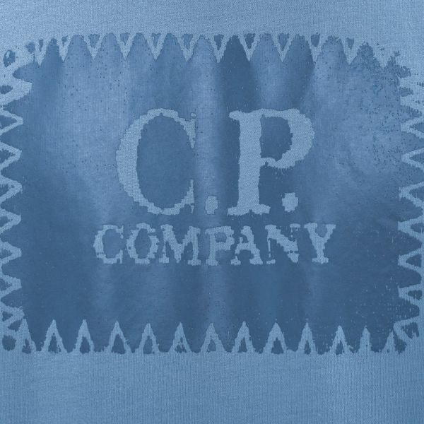 CP Company Label T-shirt Licht Blauw