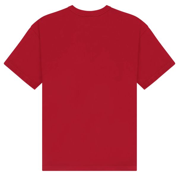 The New Originals Workman Embroidered T-shirt Rood