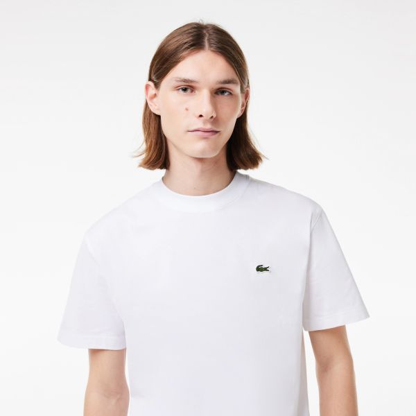 Lacoste shirt wit sale