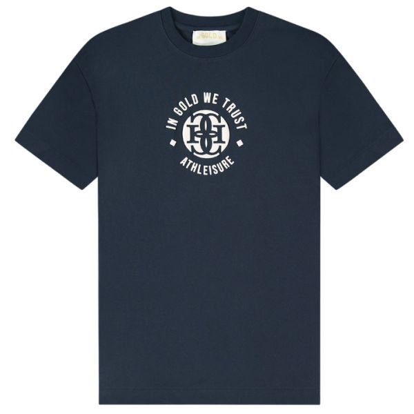 In Gold We Trust The Basket T-shirt Navy