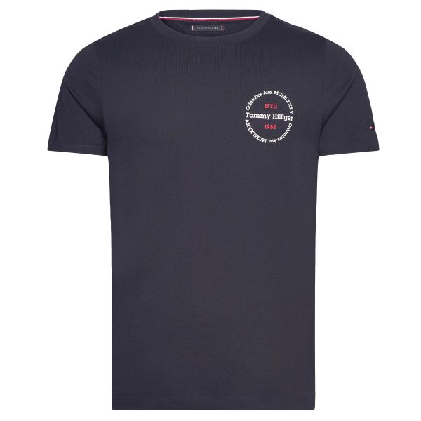 Tommy Hilfiger Roundle T-shirt Navy | Mezaldy.com