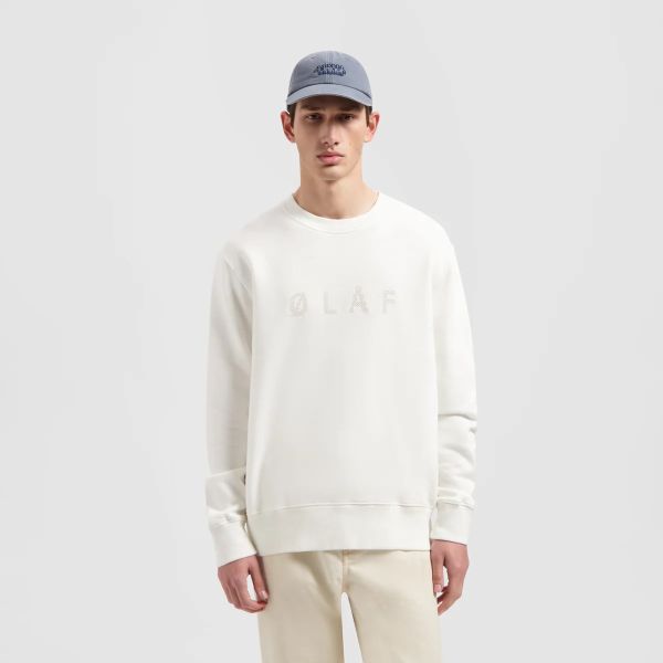 Olaf Cross Stitch Sweater Wit
