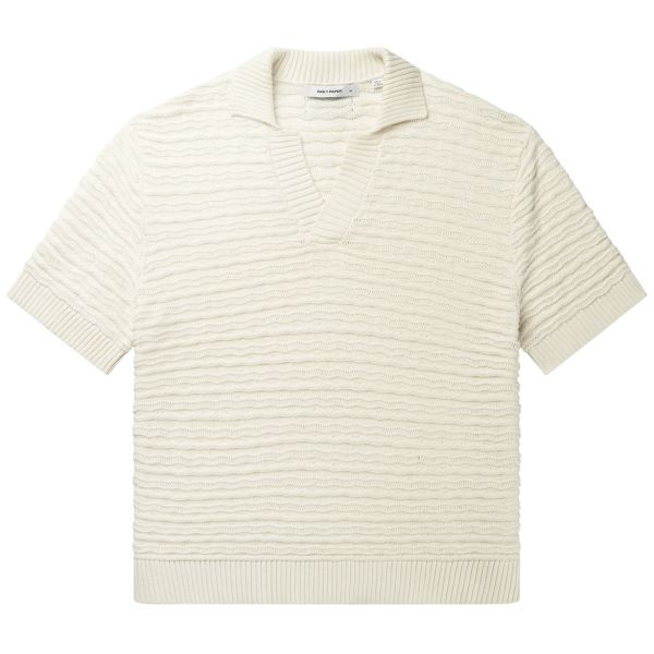Daily Paper Jabir Knit Polo Off White