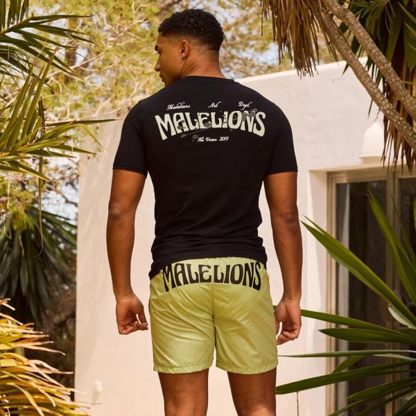 Malelions Boxer 2.0 T-shirt Zwart