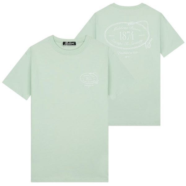 Malelions Serenity T-shirt Licht Groen